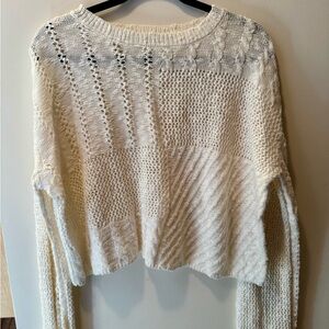 Cozy Knit Sweater - Cream